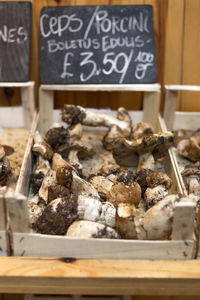 Close-up of food for sale