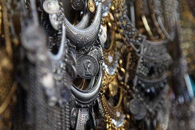 Close-up of metallic object