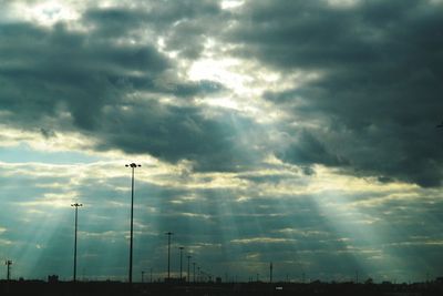 Low angle view of cloudy sky