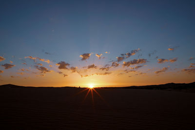 Scenic view of sunset