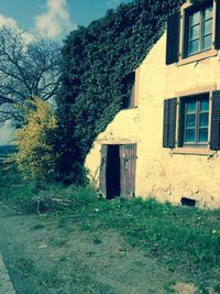 View of building with trees in background
