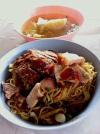 Close-up of food in bowl