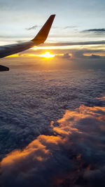 Scenic view of cloudscape during sunset