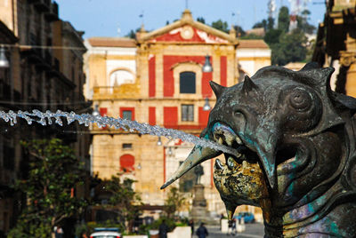 Statue of a building