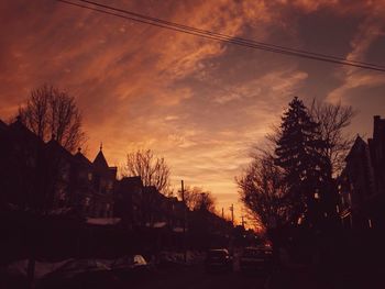 Road at sunset