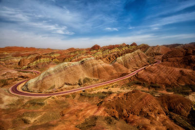 Scenic view of landscape against sky