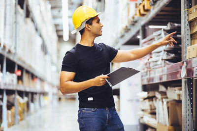 Man working
