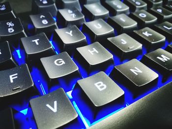 Full frame shot of computer keyboard