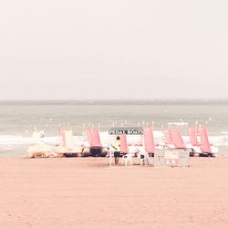 View of sandy beach