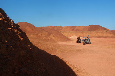 Motorbikes at the desert
