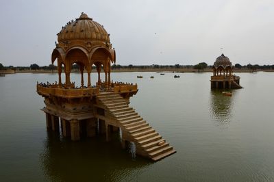 View of temple against sky