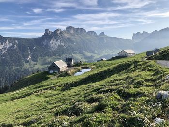 Scenic view of landscape against sky