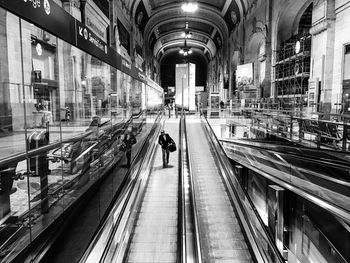 Railroad tracks on railroad track