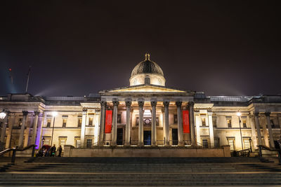 Low angle view of historical building