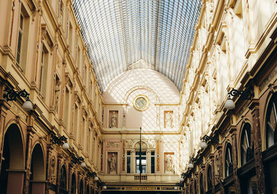 Low angle view of ceiling of cathedral