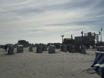 View of houses against the sky