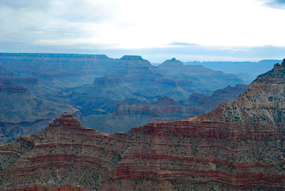 View of rock formations