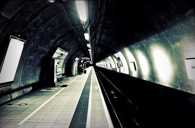 Railroad station platform