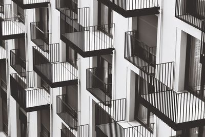 High angle view of spiral stairs