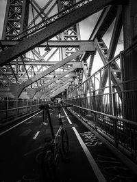 View of railroad tracks