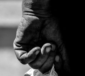 Close-up of young woman