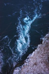 Aerial view of sea