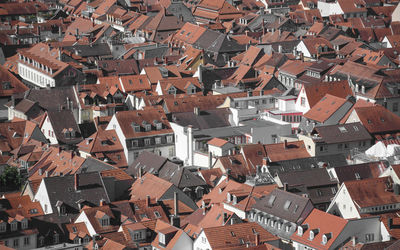 High angle view of townscape