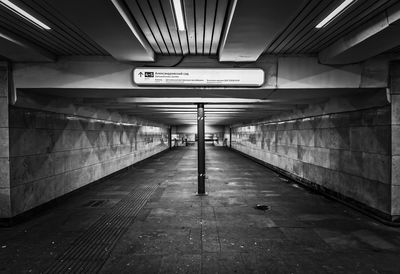 View of subway station