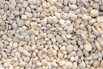 Full frame shot of pebbles