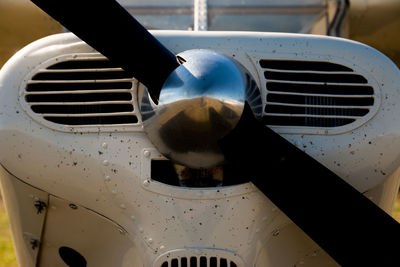 Close-up of a plane 