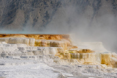 Panoramic view of waterfall