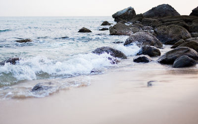 Rocks at sea shore