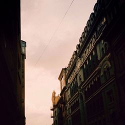 Low angle view of buildings against sky