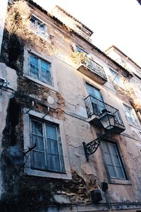 Low angle view of historic building against sky