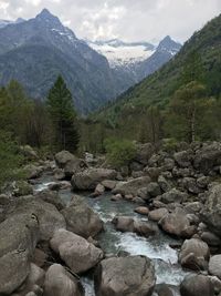 Scenic view of mountains