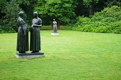 Statue in cemetery