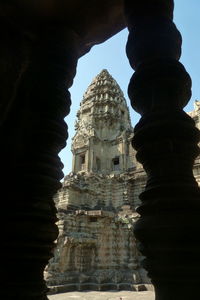 Low angle view of historical building against sky