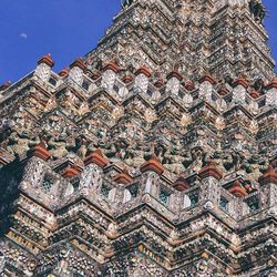 Low angle view of temple