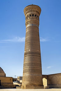 Low angle view of building against clear sky