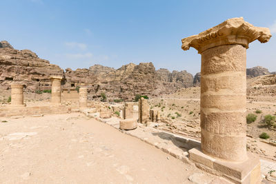 Old ruins against sky