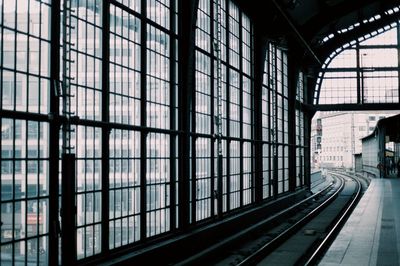 Train at railroad station