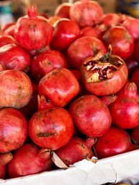 Close-up of fruits for sale at market stall