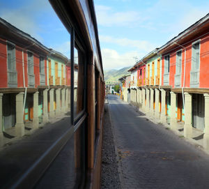 Walkway leading to built structure