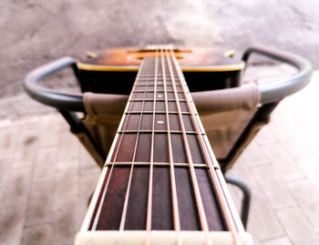 Close-up of guitar