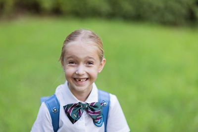 Portrait of a smiling girl