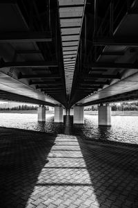 View of bridge over water