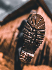 Close-up of rusty metal