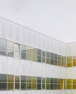 Modern building against clear sky