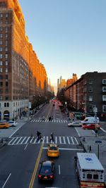 View of city street