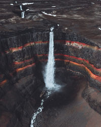 View of waterfall